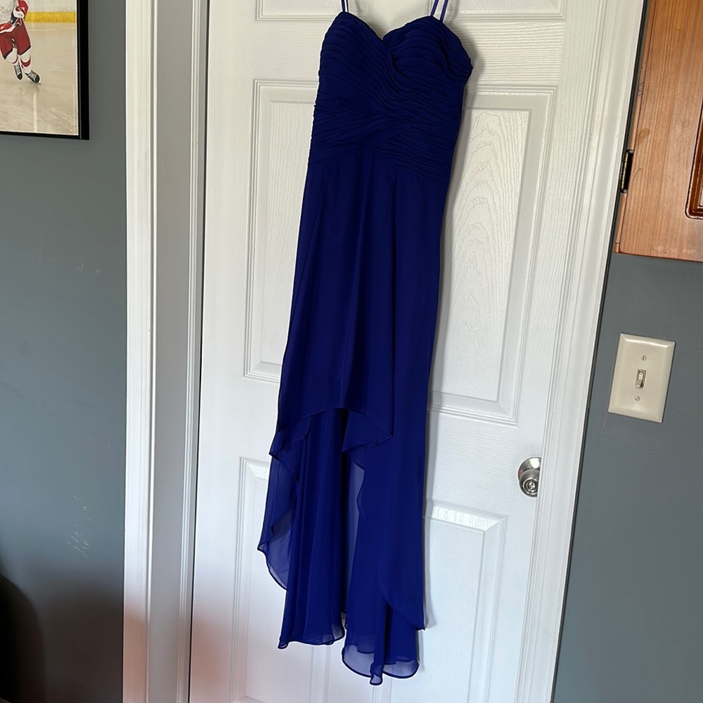Strapless High/Low Prom Dress - Picture 3 of 6